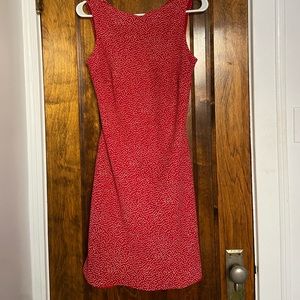‘90s red mini dress